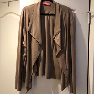 Suede beige jacket very light